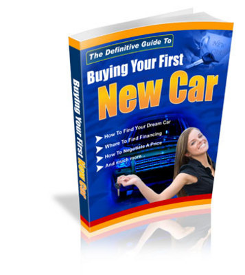 Product picture Guide To Buying Your First New Car with PLR